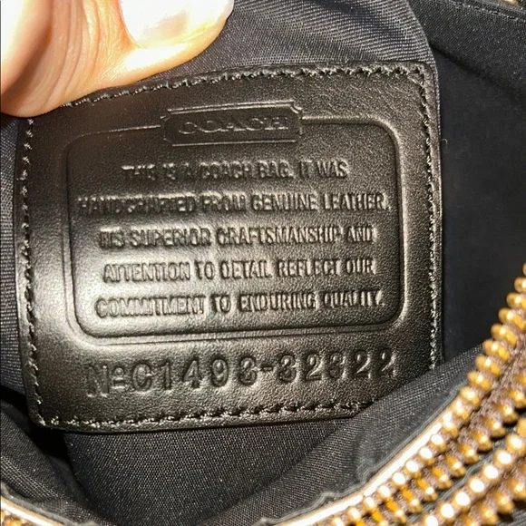 Coach Borough Leather Satchel in Metallic Bronze - Picture 9 of 12